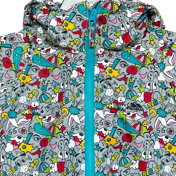 Kids Trespass TP50 Ski Jacket Teal UK 2000 mm Approximate Sz 6 See Measurements - Picture 3 of 14